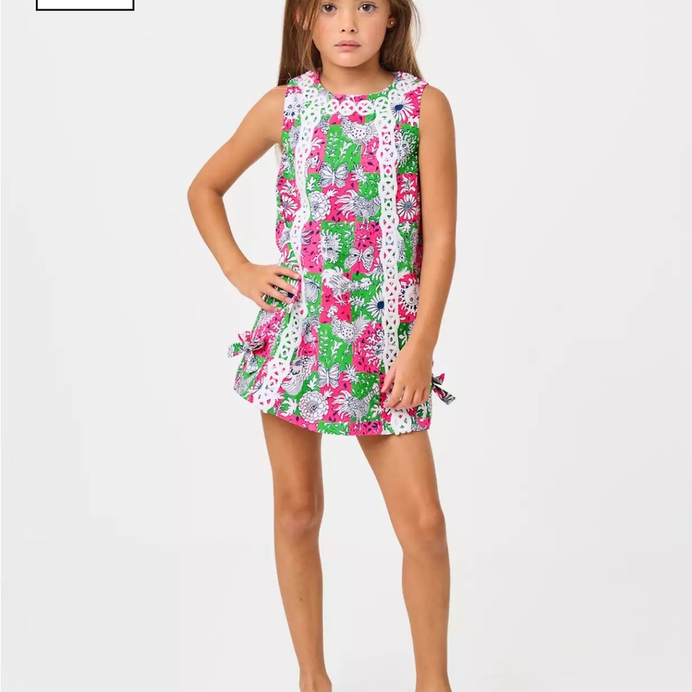 Lilly Pulitzer Pink and Blue Floral Dress